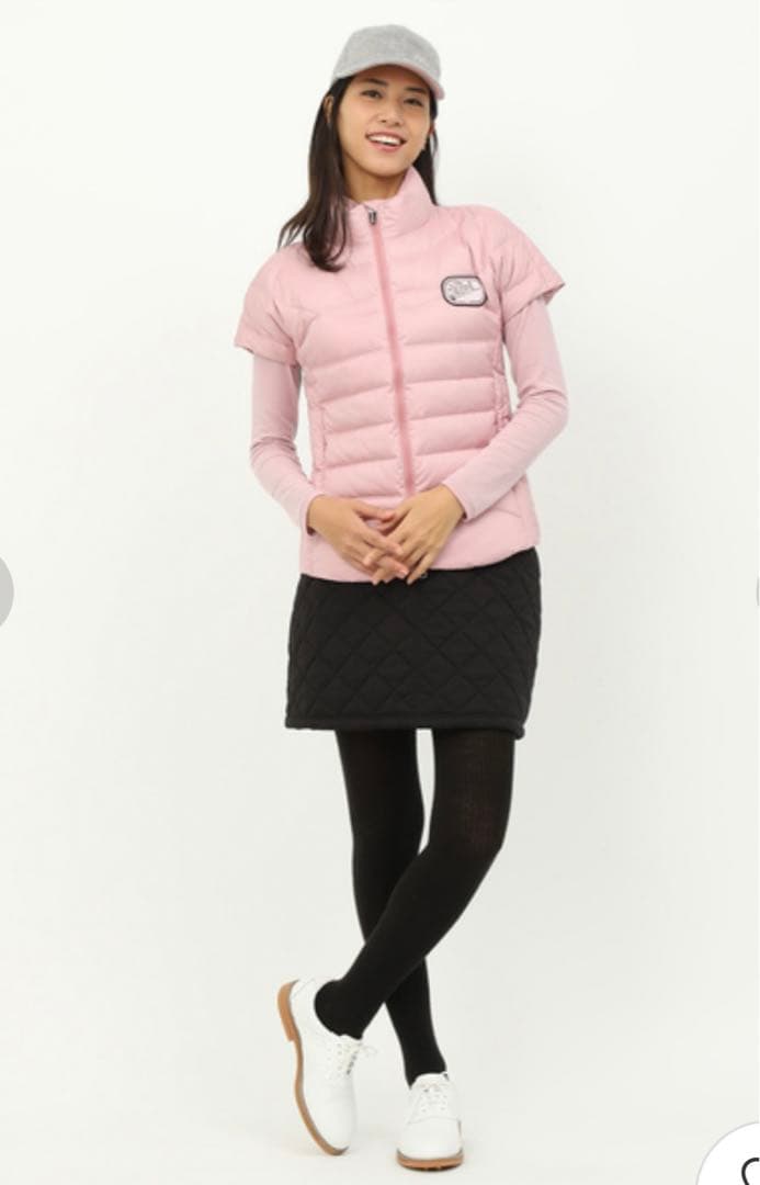 ジュンアンドロペ　ダウンジャケット　ピンク