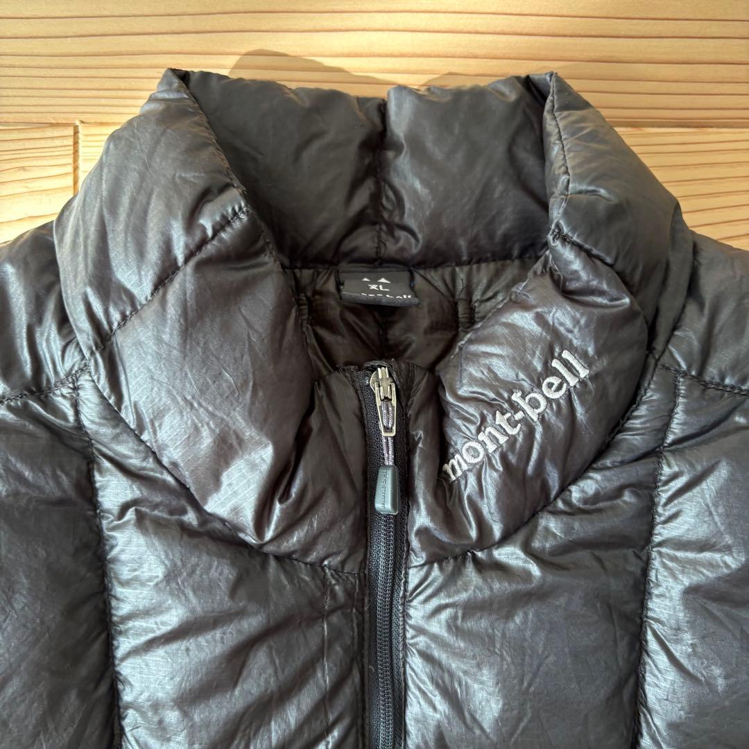 モンベル900FP EXライトダウンベスMen’s XL ブラック