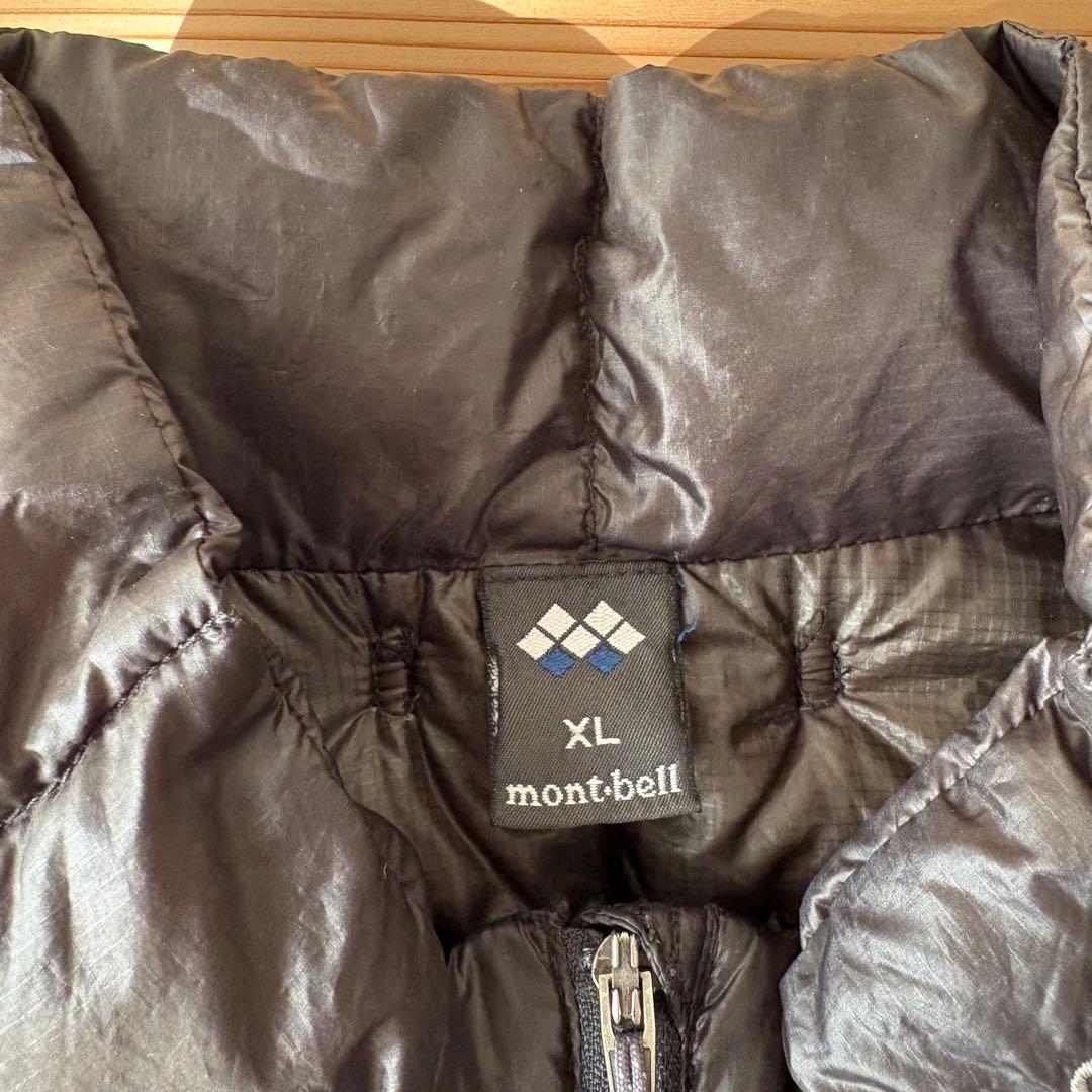 モンベル900FP EXライトダウンベスMen’s XL ブラック