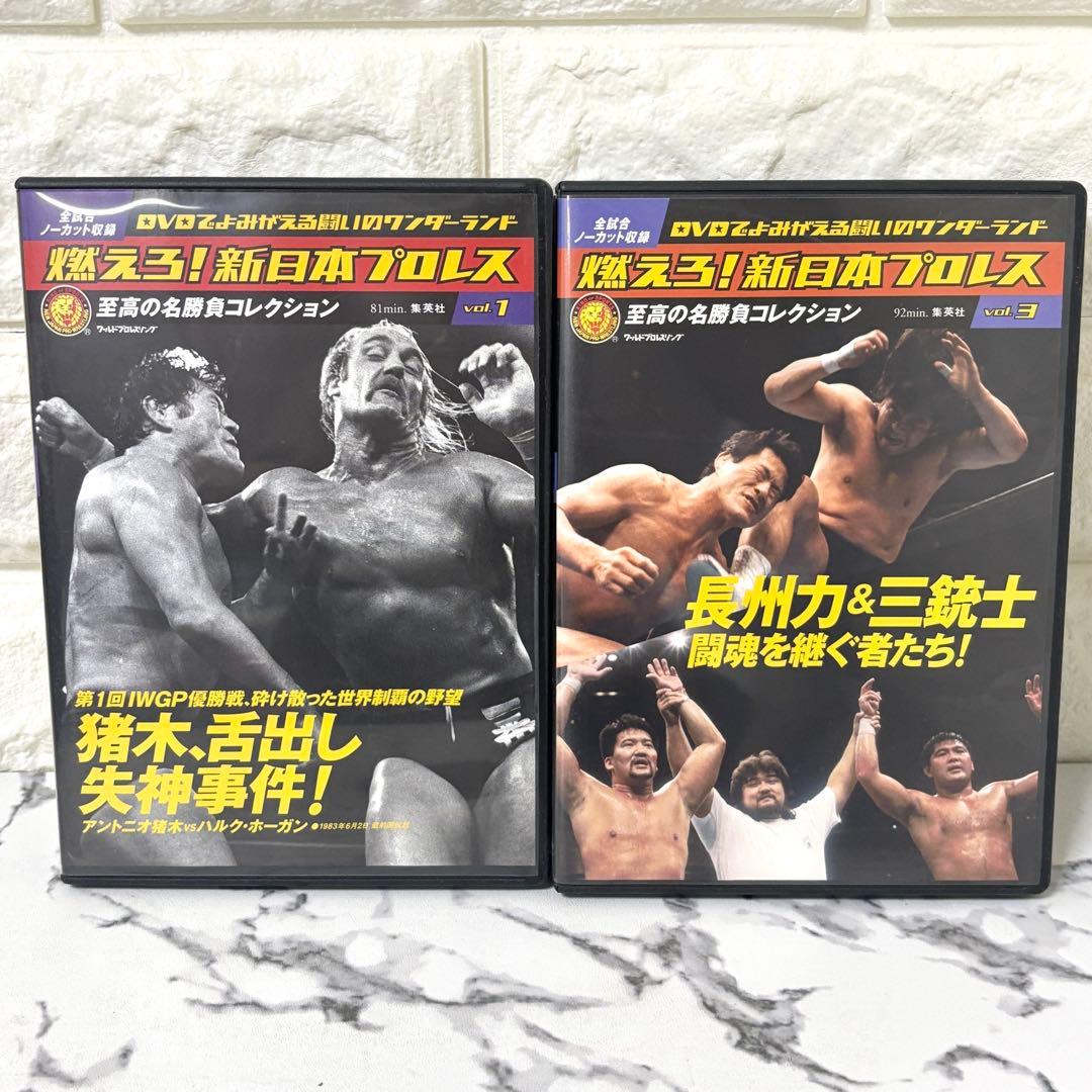 【未開封有り✨】 「燃えろ！新日本プロレス」10巻セット　カード付き　10巻有り