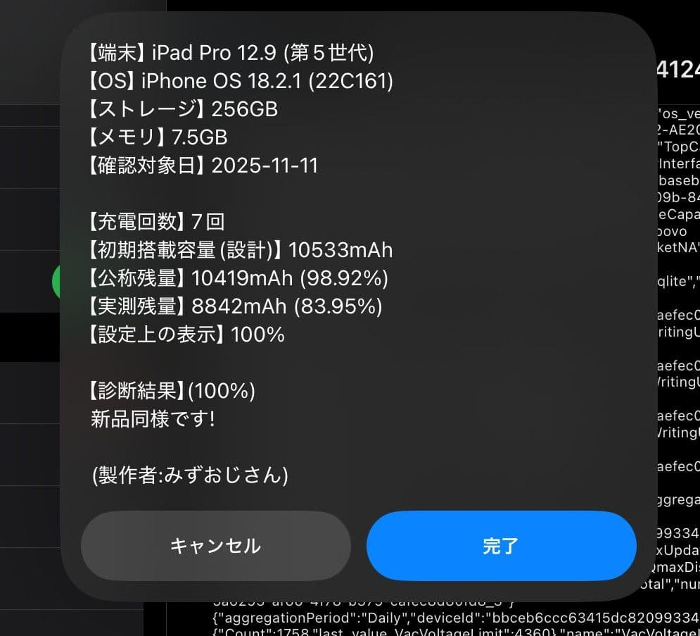 美品 iPadPro 12.9インチ 第5世代 256GB cellular