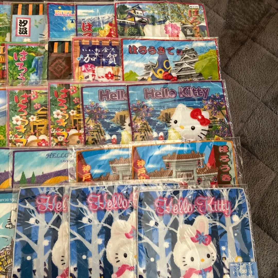 ハローキティ　ご当地タオル50枚