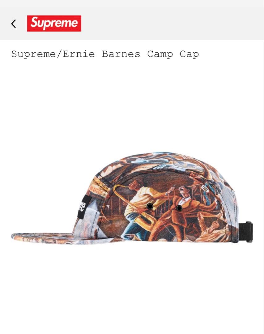 帽子 Supreme x Ernie Barnes Camp Cap