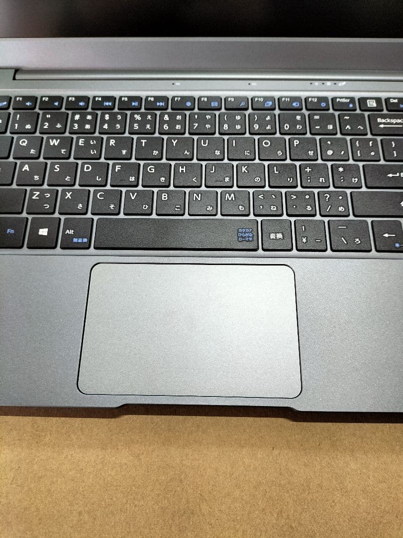 日本語配列ノートPC グレーWindows10