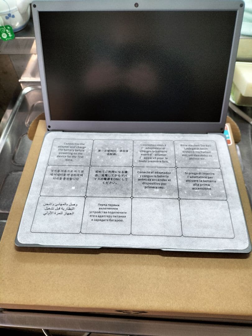 日本語配列ノートPC グレーWindows10