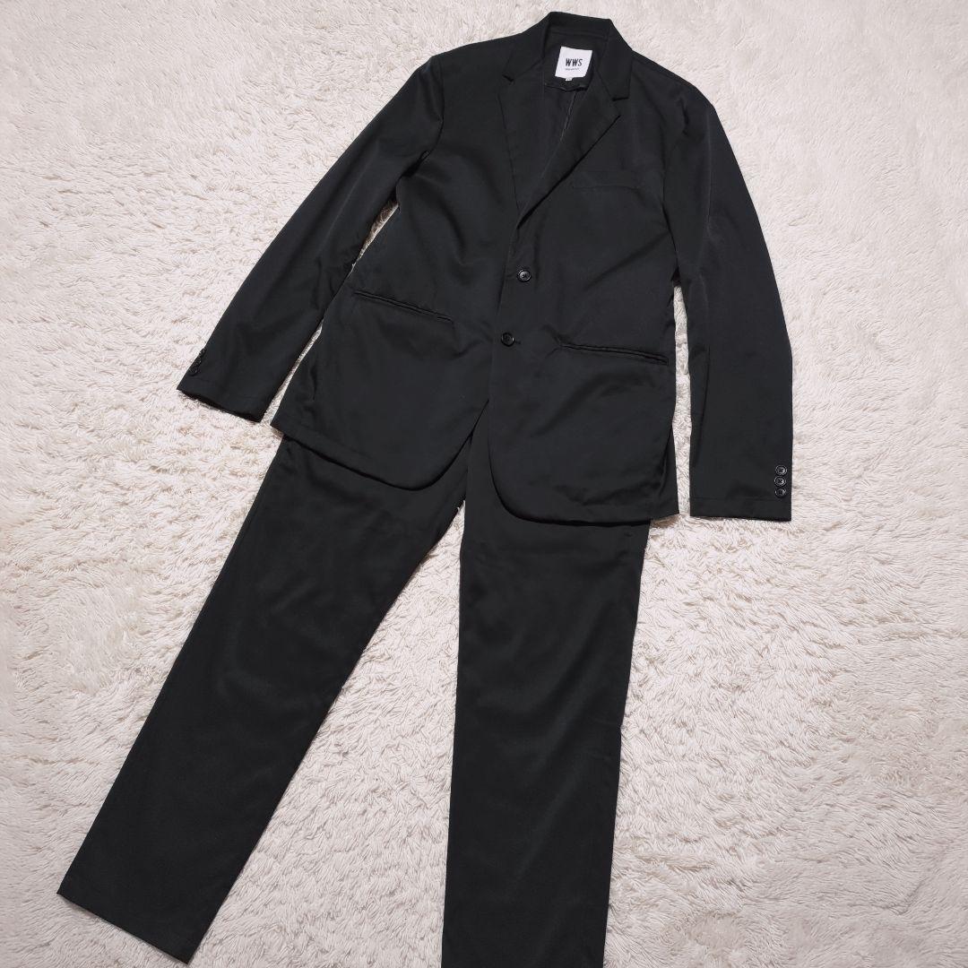 クリームWWS×ASAHI×EDIFICE　スーツセットアップ2着おまとめ