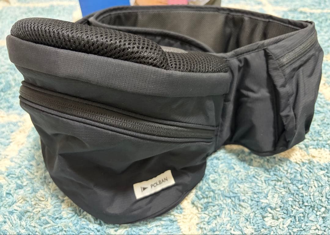 POLBAN ADVANCE ヒップシート ブラック ＋ シングルショルダー