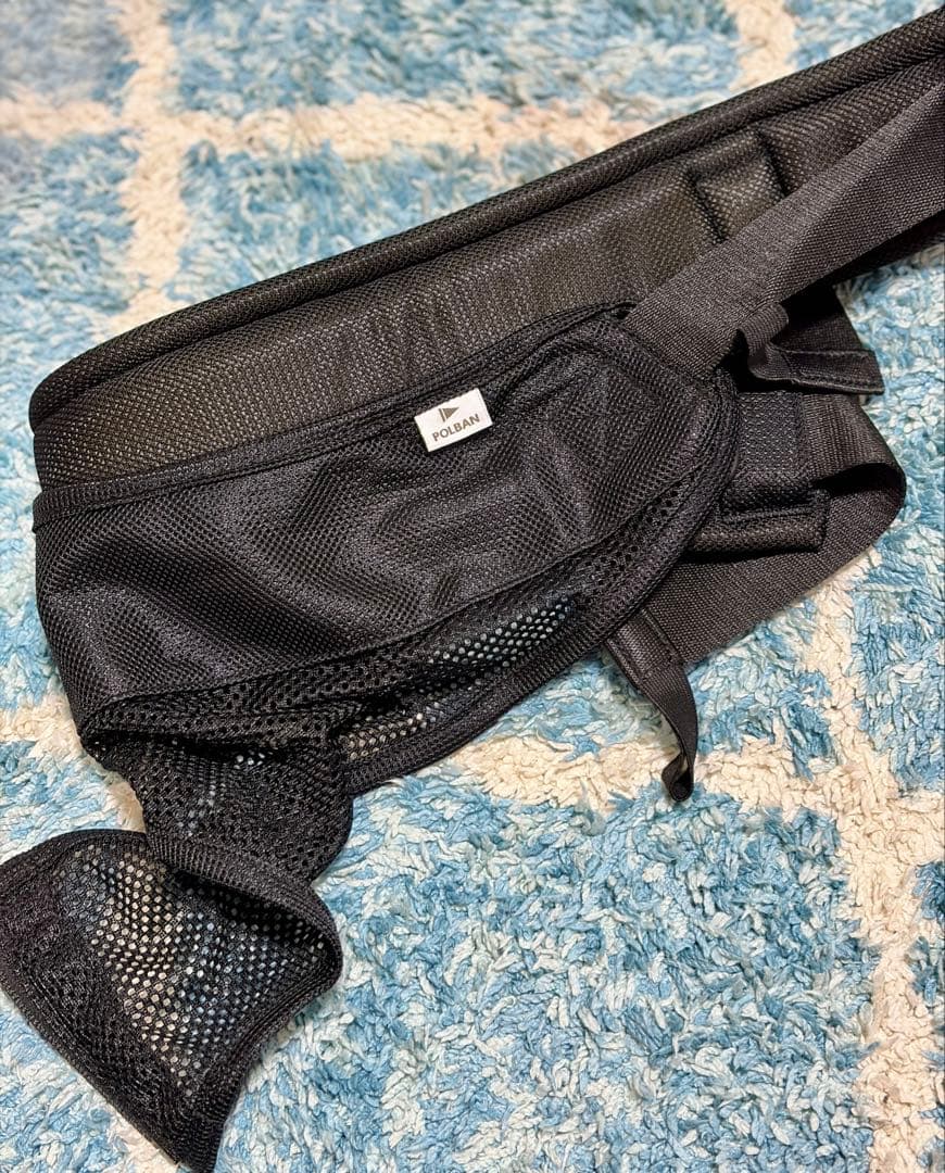 POLBAN ADVANCE ヒップシート ブラック ＋ シングルショルダー