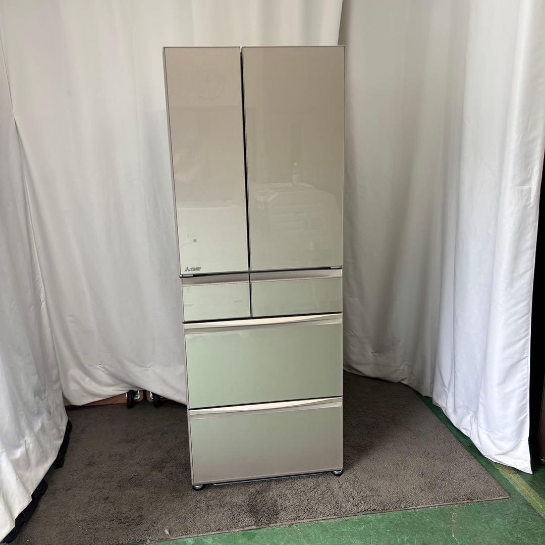 ★599　三菱　冷蔵庫　大型　500ℓ級　フレンチドア　設置無料　中古　安い‼️
