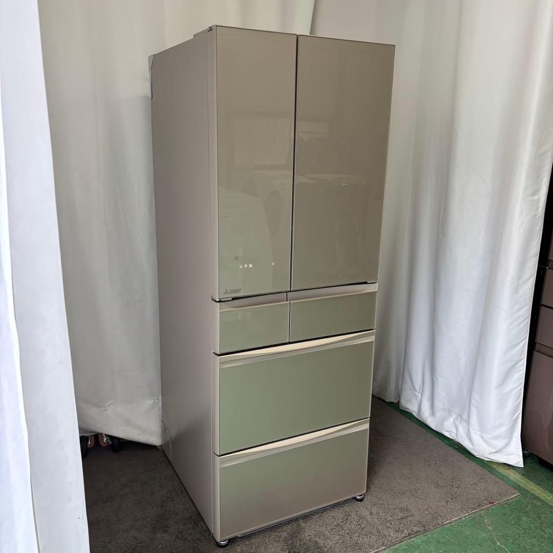 ★599　三菱　冷蔵庫　大型　500ℓ級　フレンチドア　設置無料　中古　安い‼️