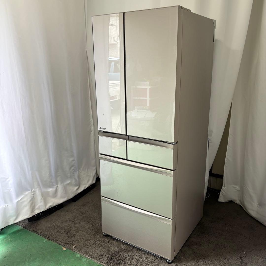 ★599　三菱　冷蔵庫　大型　500ℓ級　フレンチドア　設置無料　中古　安い‼️