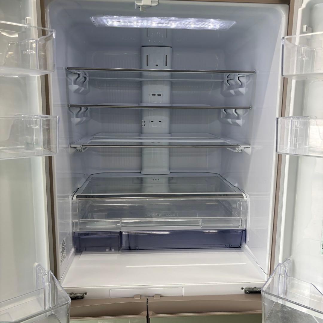 ★599　三菱　冷蔵庫　大型　500ℓ級　フレンチドア　設置無料　中古　安い‼️