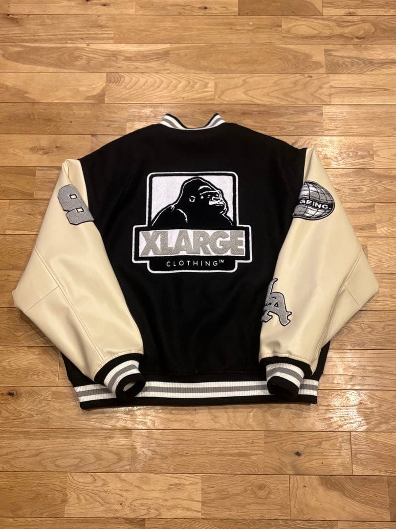 XLARGE スタジャン ゴリラロゴ 刺繍ロゴ ワッペン1994-2022