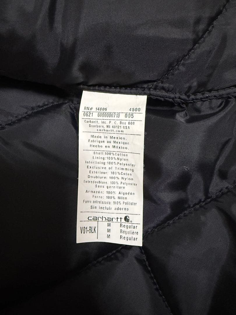 Carhartt ブラックベスト Mサイズ