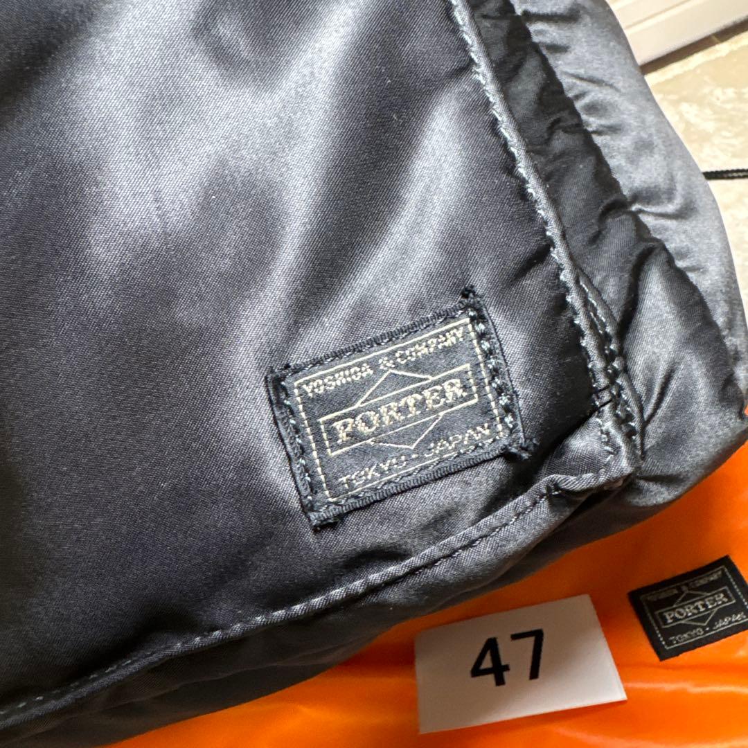 47 美品　ポーター　タンカー　ボストンバッグ　ブラック　2way