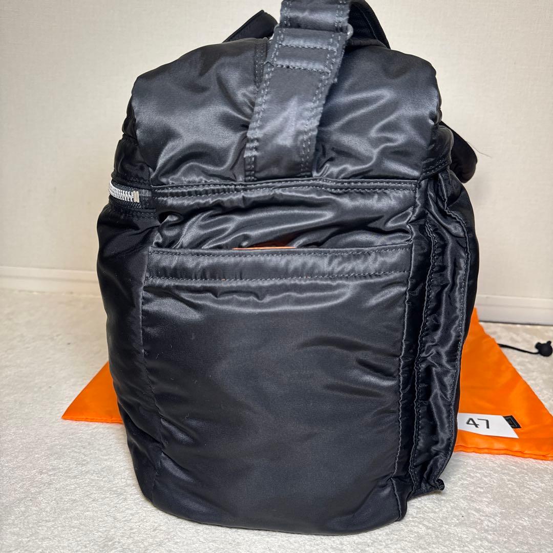 47 美品　ポーター　タンカー　ボストンバッグ　ブラック　2way