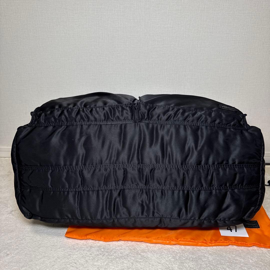47 美品　ポーター　タンカー　ボストンバッグ　ブラック　2way
