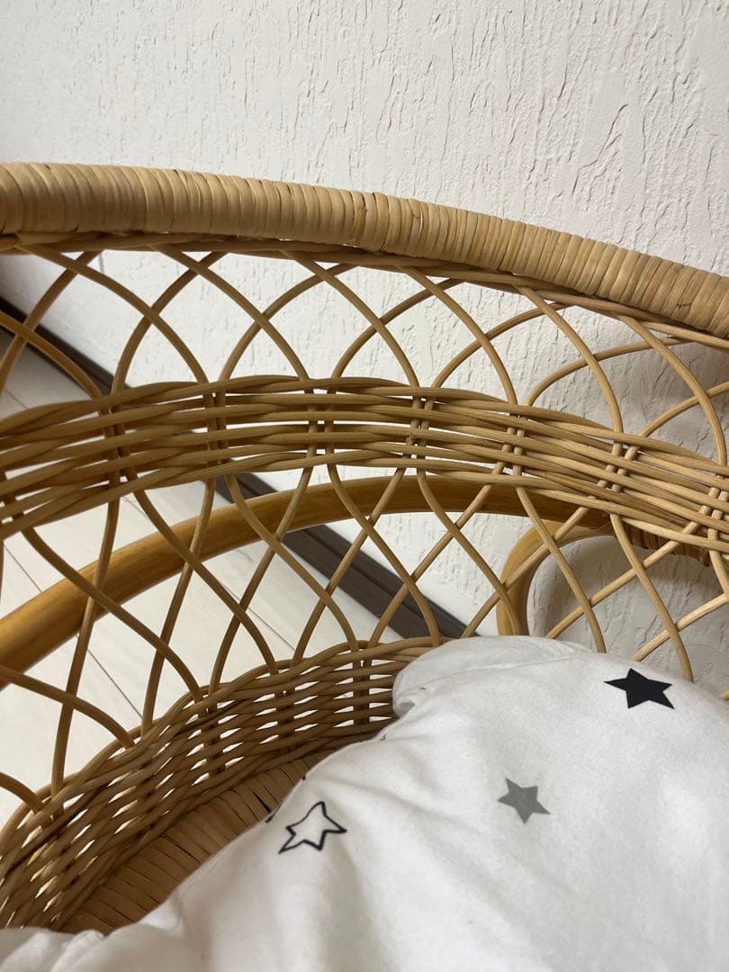 専用‼︎かわに〜ふ様　籐　ベビーベッド　ベビー家具　アンティーク