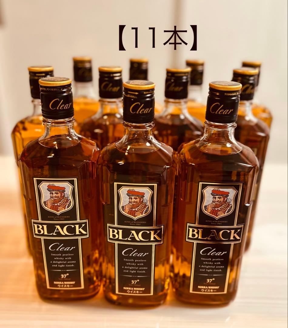 新品11本　ブラックニッカ　クリア 37% 送料無料　〈11本〉