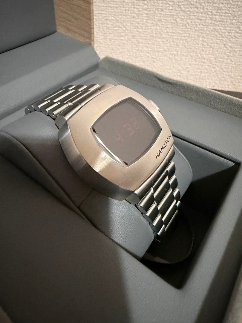 ハミルトン HAMILTON PSR パルサー クォーツ メンズ箱、保証書付き