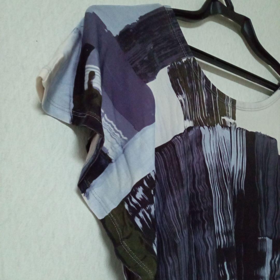 【最終価格】ISSEY MIYAKE 　プリント　トップス