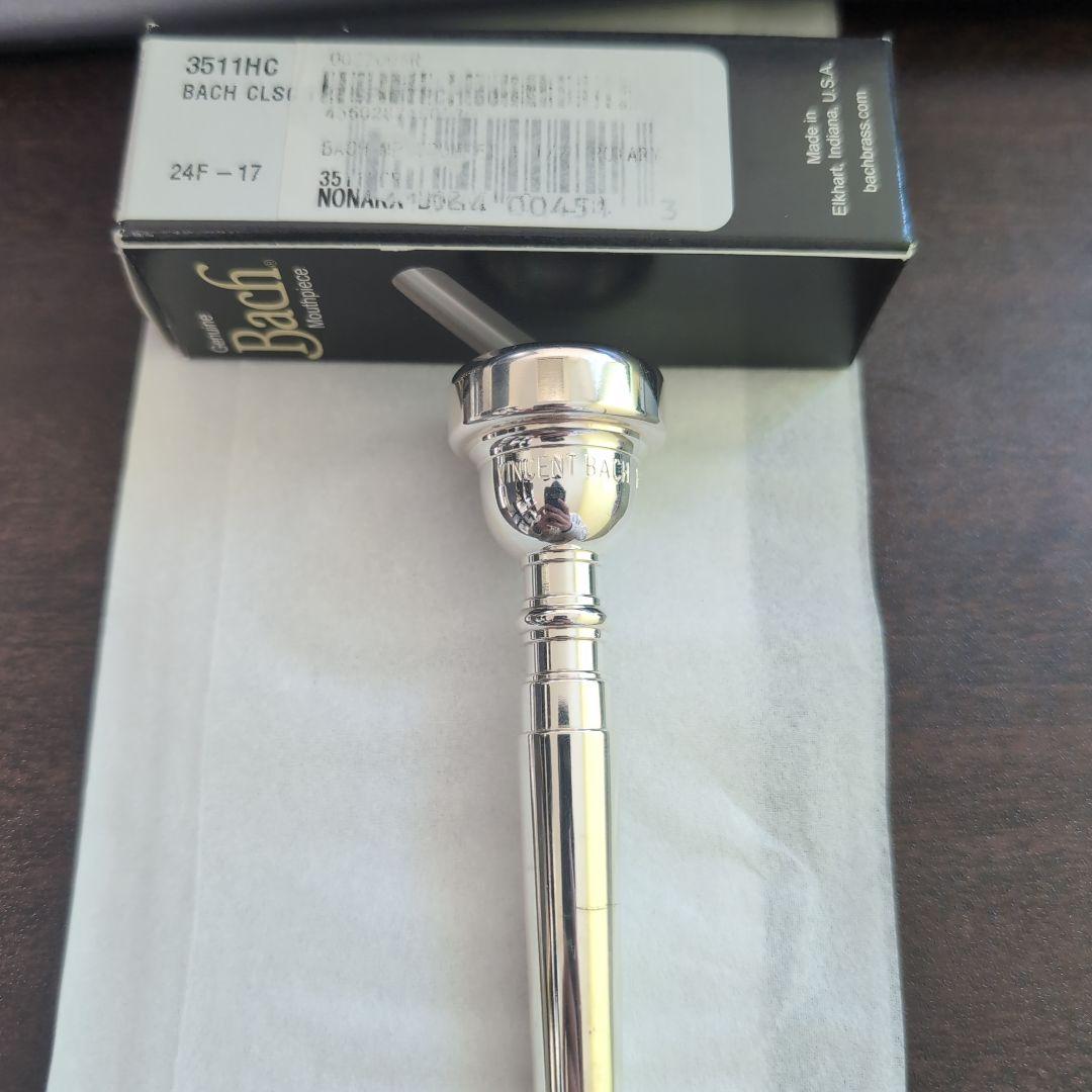 Bach 1 1/2C R トランペットマウスピース　ロータリー用