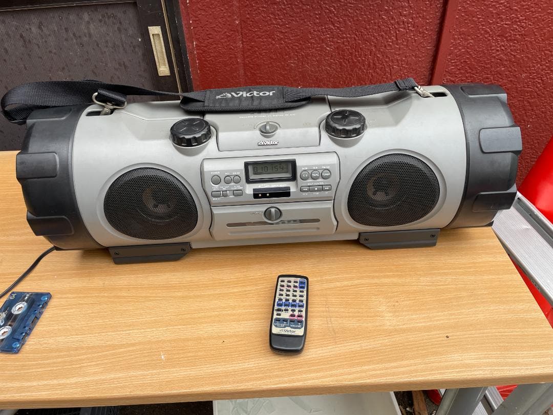 □Victor ビクター「RV-X70」超大型ラジカセ　通電確認済み