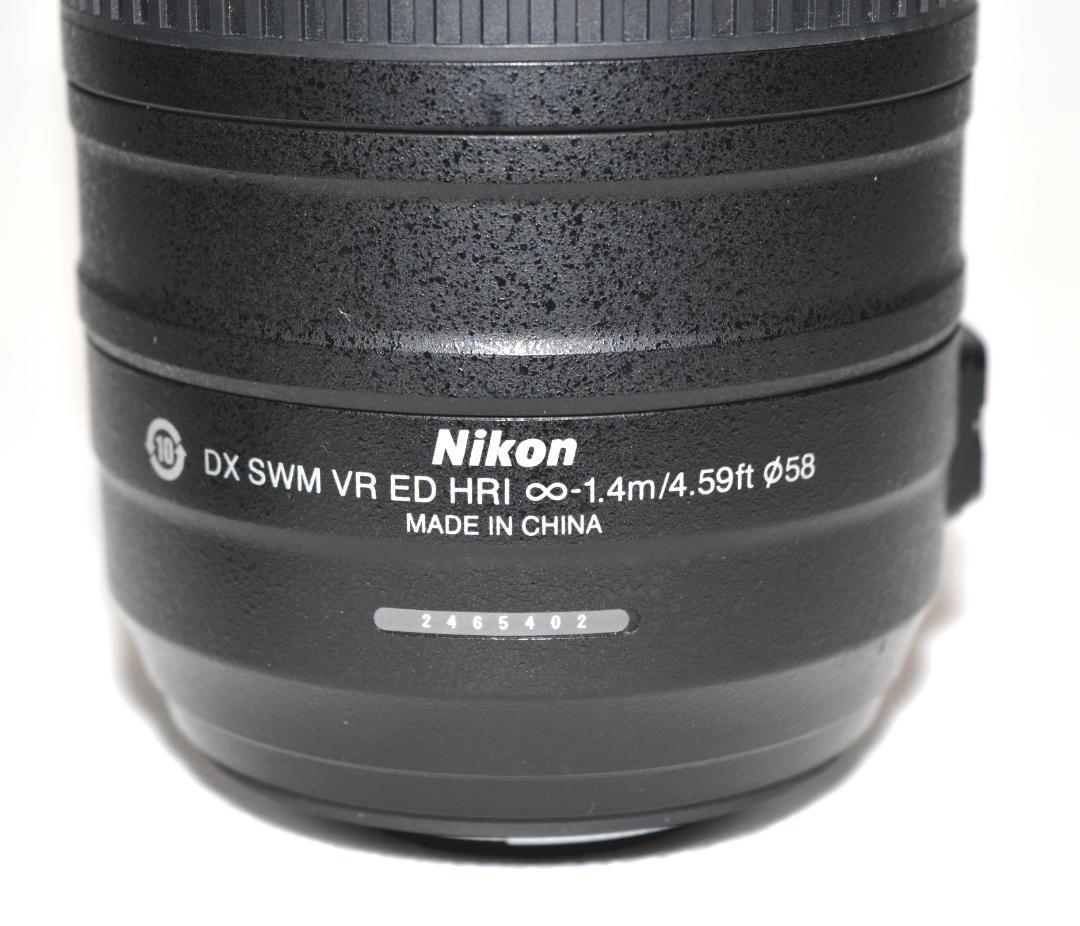 NIKON AF-S 55-300mmズームレンズ　超美品！ソフトケース付き