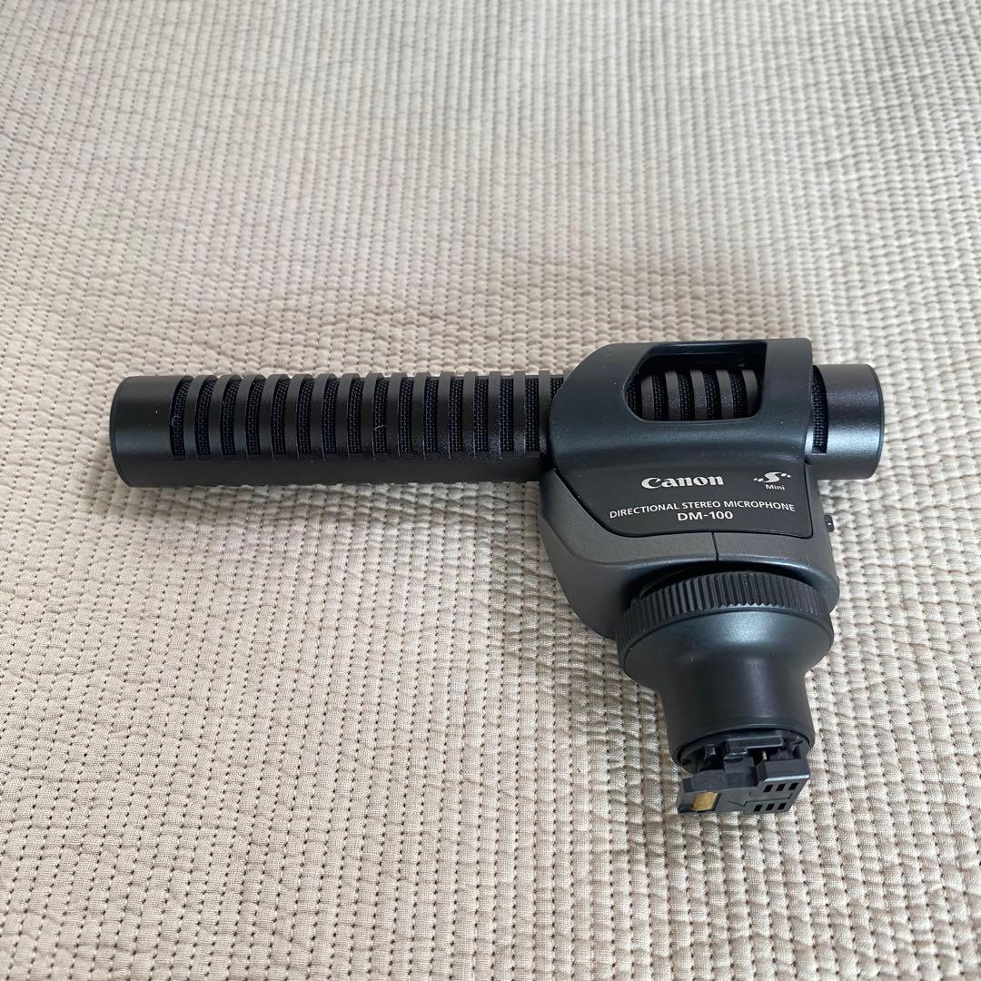 日本製　Canon DM-100 マイク 指向性　ビデオカメラ用