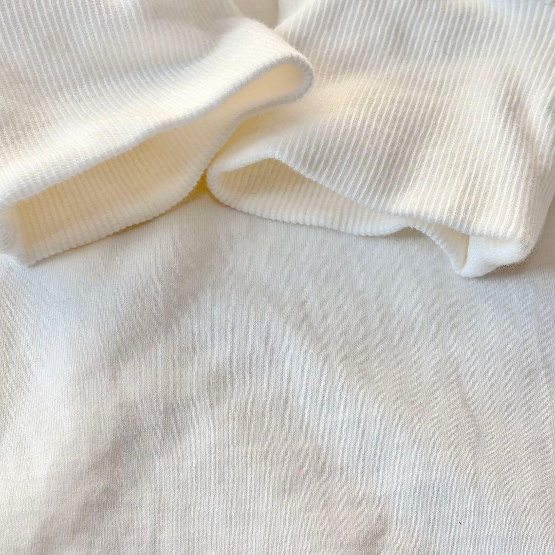 ✨定価2万円✨ビアズリー　うしろボタンBIGカットソー　チュニック　ホワイト