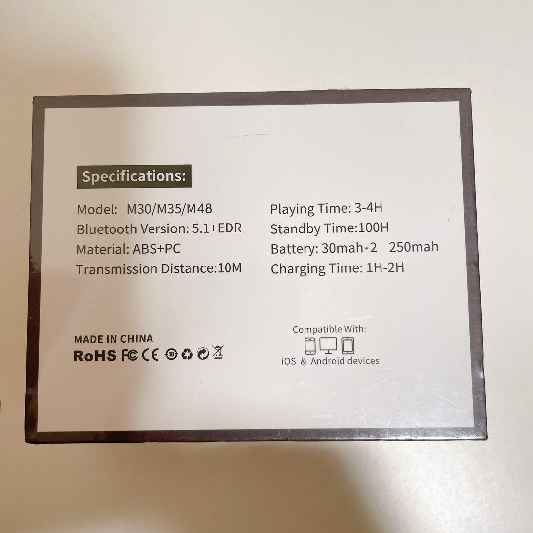 ワイヤレス　ブルートゥース　ヘッドセット　bluetooth 黒