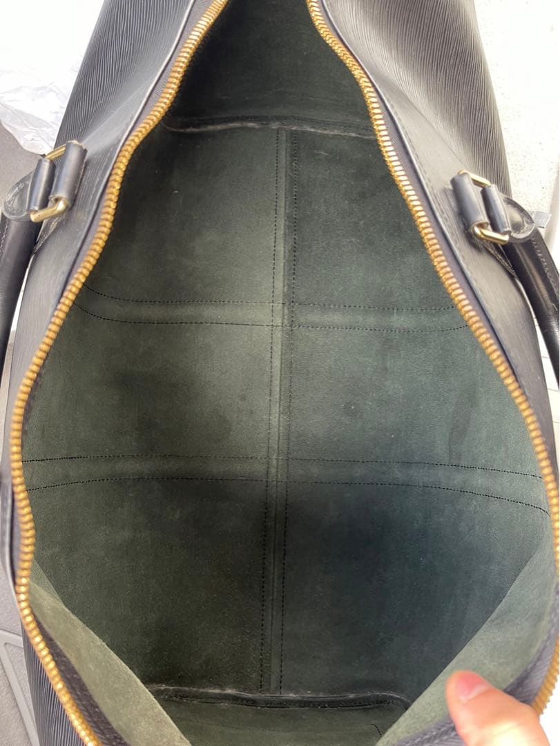 Louis Vuitton エピレザー キーポル50ブラック ボストンバッグ