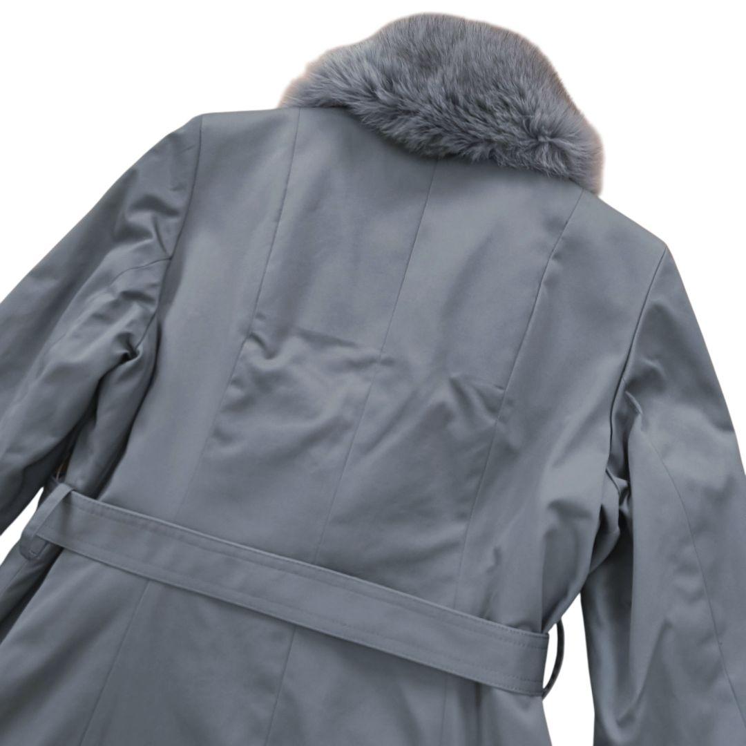 TOGU TOHOMINK　ロングコート　13　ファー　ライナー付　Aライン