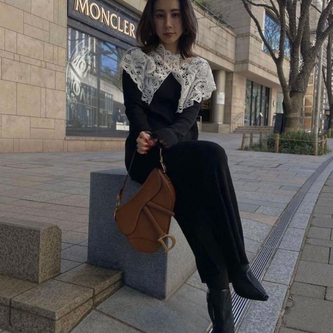 LACE COLLAR SET DRESS　アメリヴィンテージ