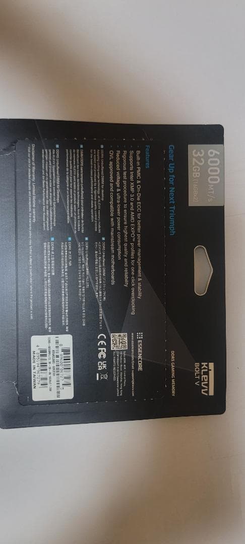 ​KLEVV Bolt V DDR5-6000 32GB(16GBx2)