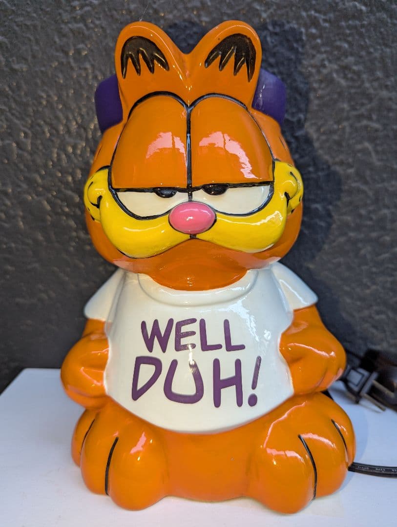 【ガーフィールド超レアな”ラバライト“＋α】1999 癒しのインテリア中古美品