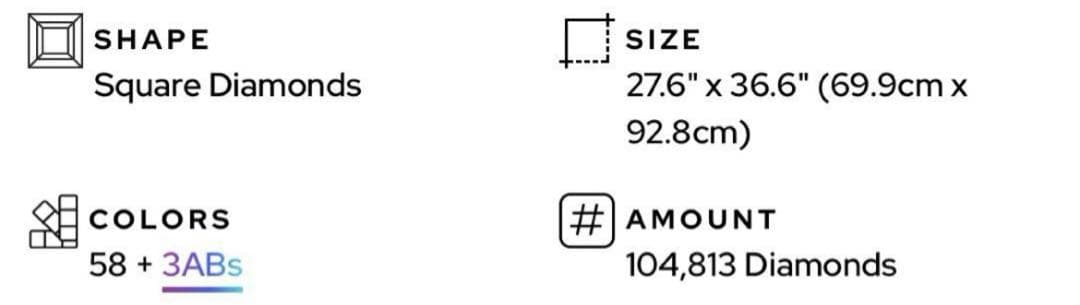ダイヤモンドアートクラブ　Santa's Sleigh Ride DACキット