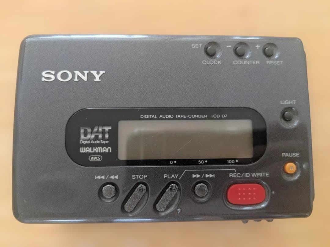 【動作不可・ジャンク】SONY DATプレイヤー TCD-D7