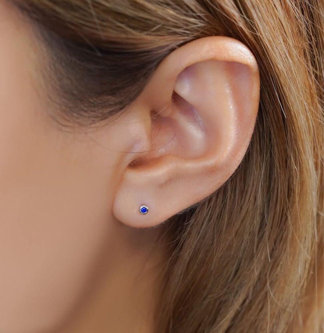 Picollet 軟骨ピアス パーツ ダイヤモンド 18K イエローゴールド