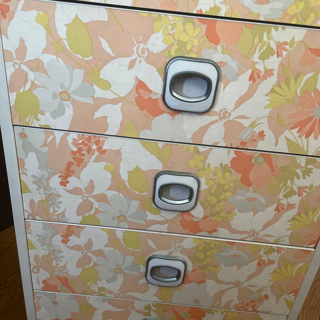 【レトロポップ】5段チェスト