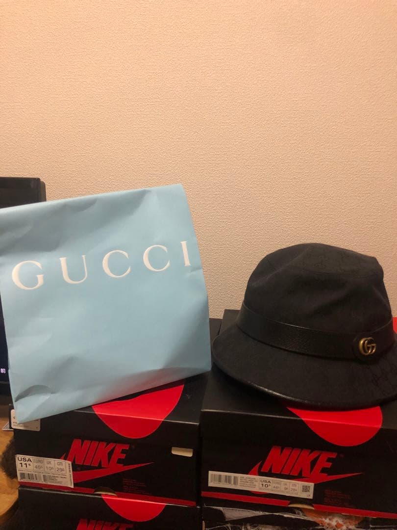 GUCCI バケットハット ブラック XXL