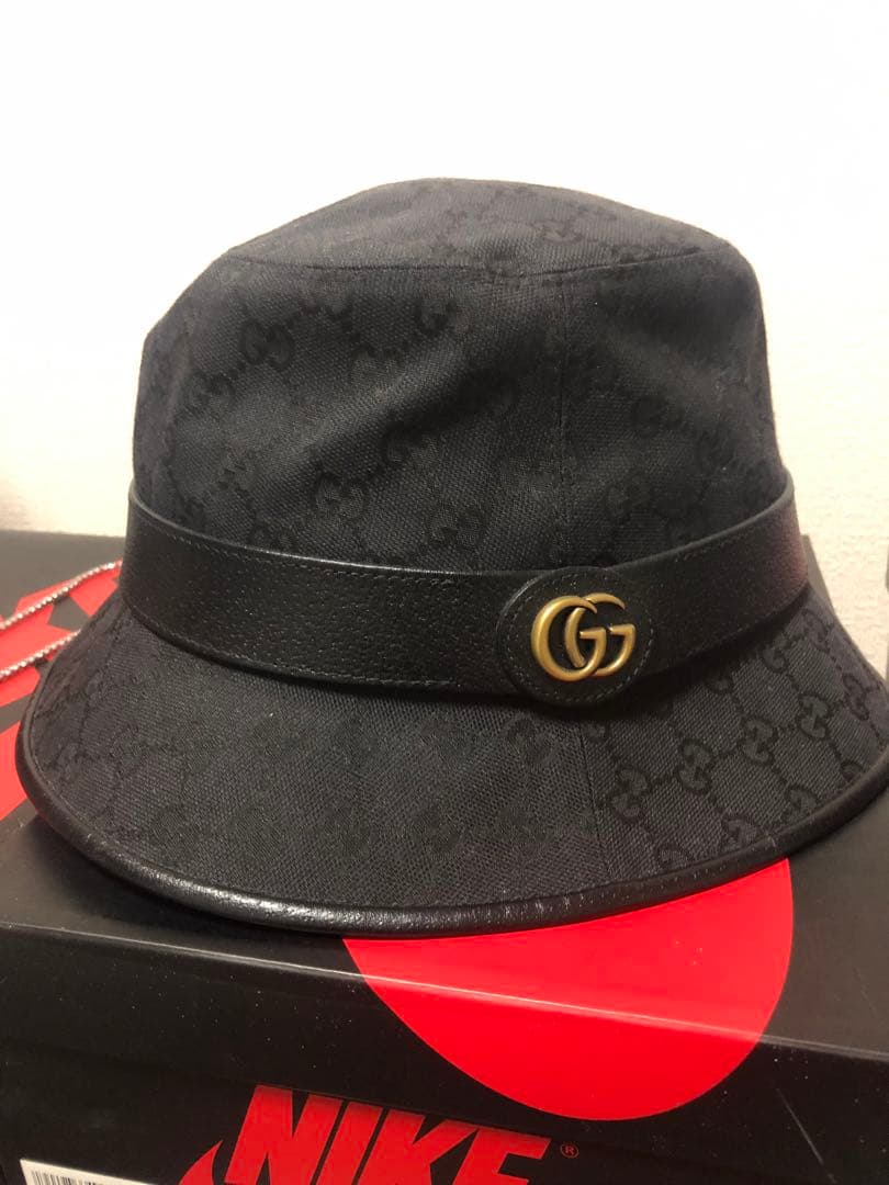 GUCCI バケットハット ブラック XXL