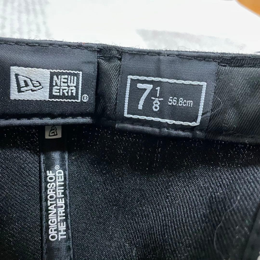 【美品】Supreme ベースボールキャップ 黒 7 1/8