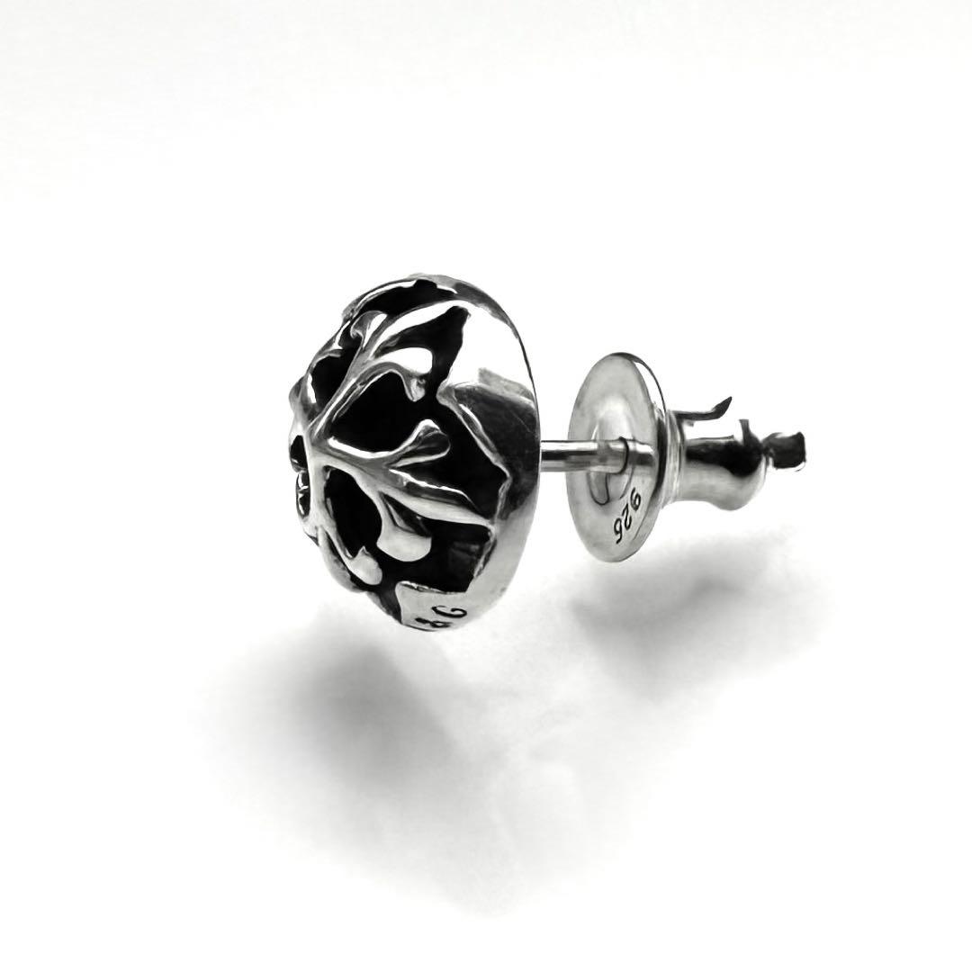 【新品】A&Gエーアンドジー クロスボールピアス (両耳)シルバー925