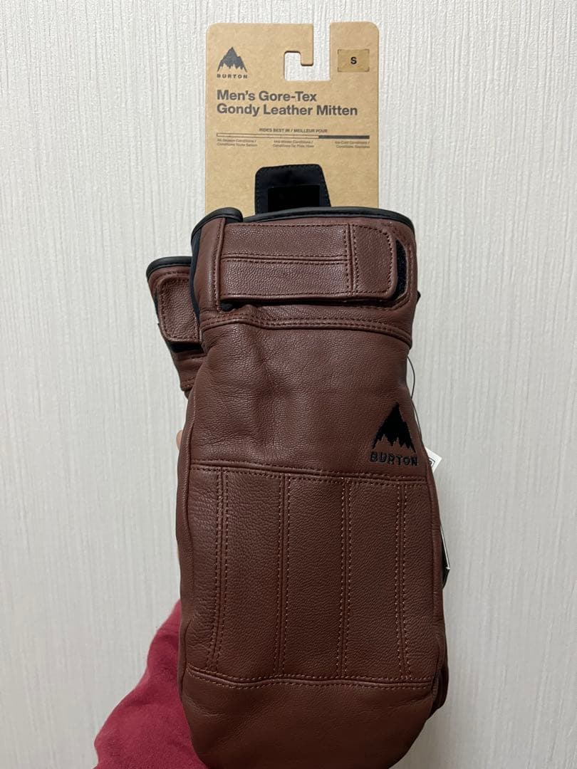 新品 BURTON Gore-Tex レザー ミトン S