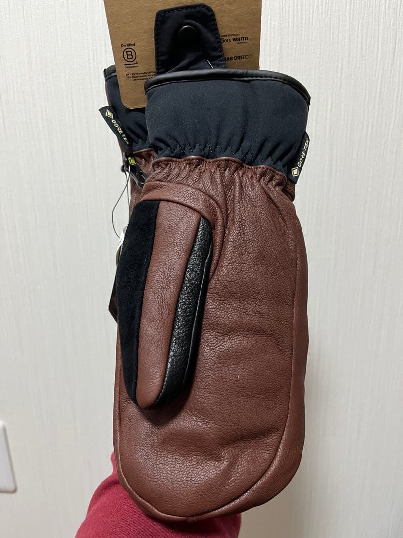 新品 BURTON Gore-Tex レザー ミトン S