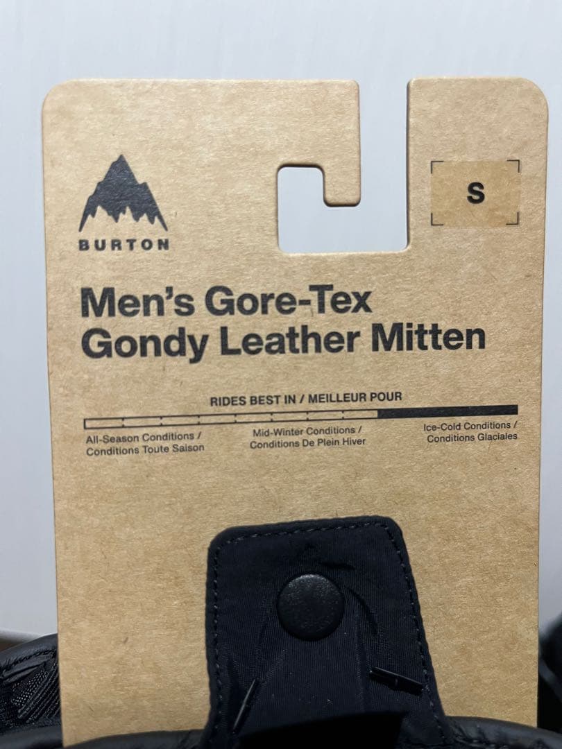 新品 BURTON Gore-Tex レザー ミトン S