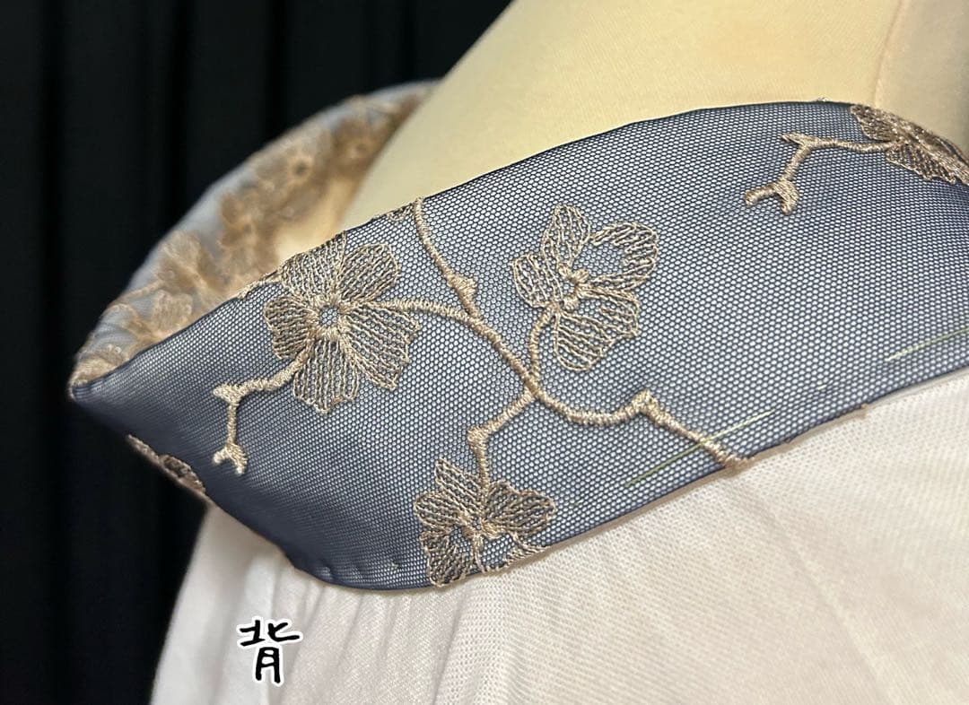 半襦袢お裾除けセット　筒袖　いちごいちえオリジナル　簡易衣紋抜き付き　※訳あり