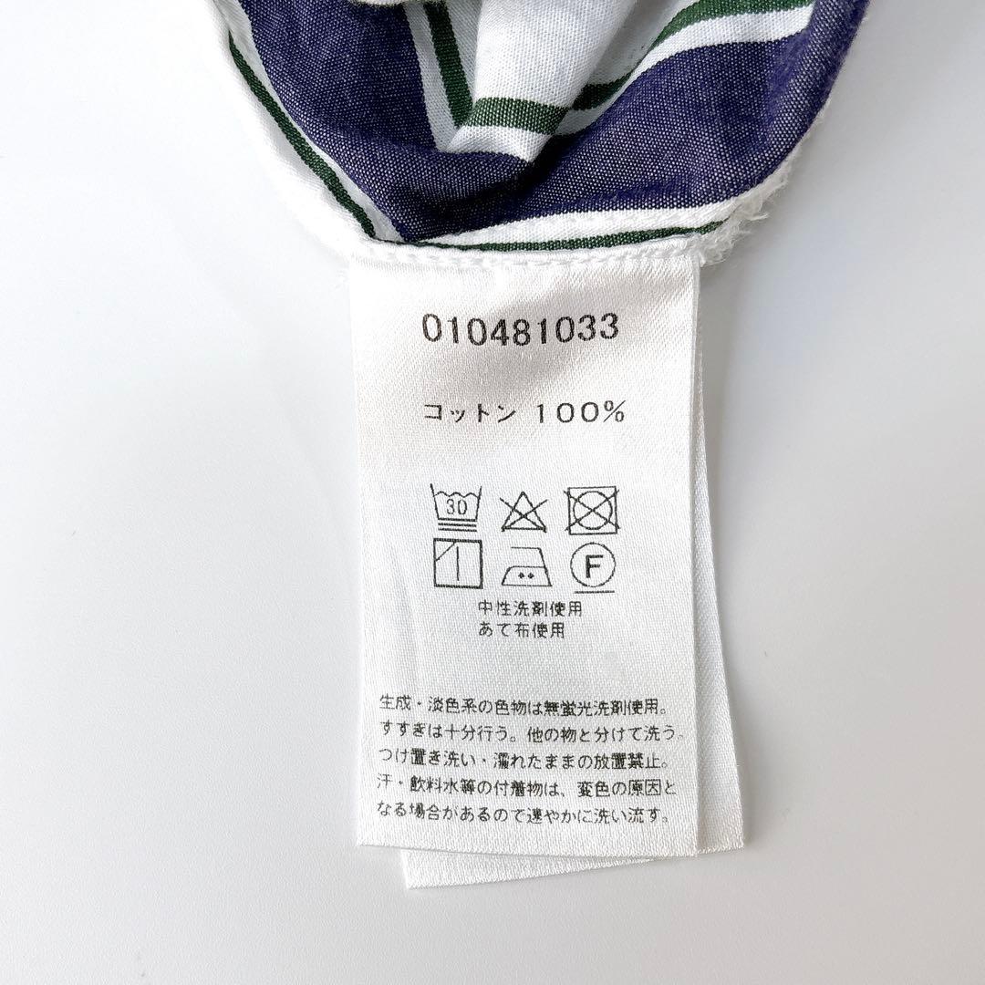 綾*様 美品⁑ヌキテパ　インドコットン　バンドカラーロングシャツワンピース　スト