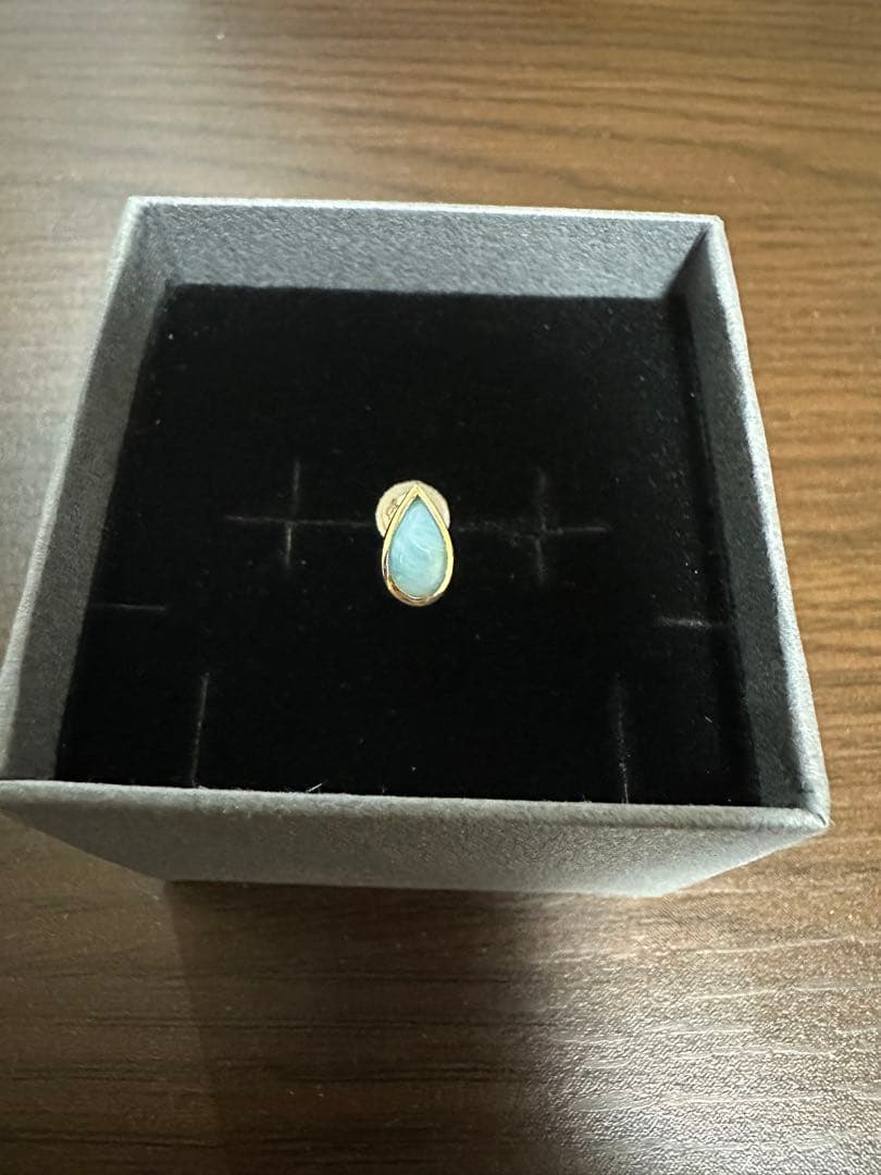 【極美品】ジュエッテJouete[ピンズ] K10YG ピアス ラリマー